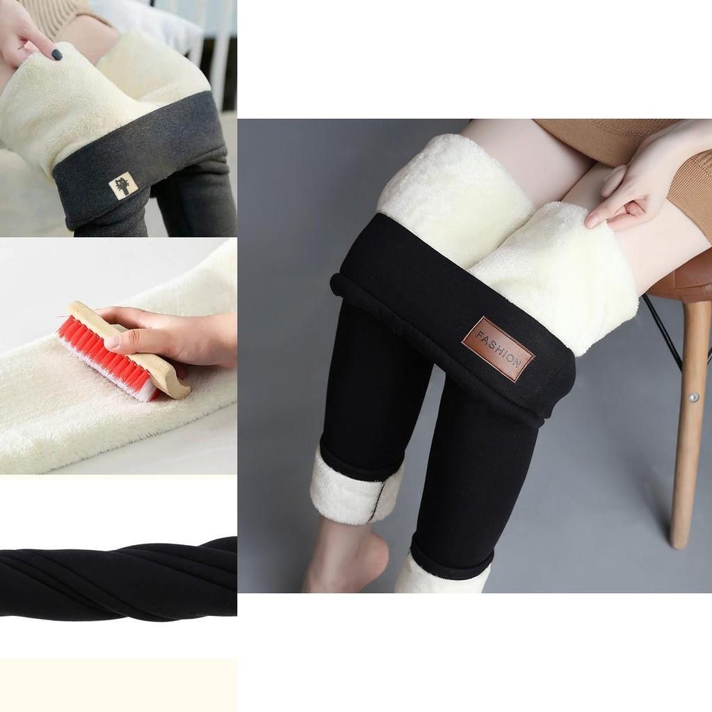 Winter Warme Faux Kaschmir High Waist Skinny Leggings für Damen mit Thermokomfort