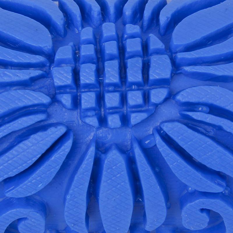 Decoraci/ón 15cm De La Pared Patr/ón De Flores Empaistic Pintura Rodillo Para La M/áquina De La Decoraci/ón De Bricolaje Azul