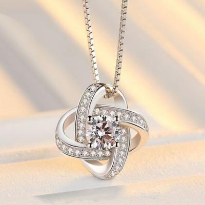 Necklace for Women, Popular Four-leaf Clover Pendant, High-end Temperament, Korean Clavicle Chain