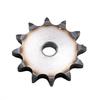 08B Flat Sprocket 10T-45T, 12.7mm Pitch, 7mm Thick A3 Steel Surface Hardened Chainwheel for Industrial Drive & Conveyor Systems