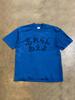 Summer Unisex Women Casual Short Sleeve TShirt Vibrant Blue Cartoon Graphic Print Cotton Regular Fit Round Neck Tees Unisex