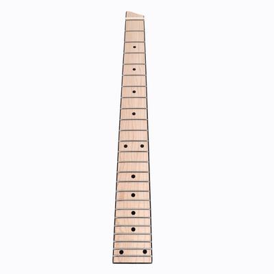 Headless 25 Fret Fingerboard Headless Maple Wood Electric Guitar Neck for 6 Strings Guitar