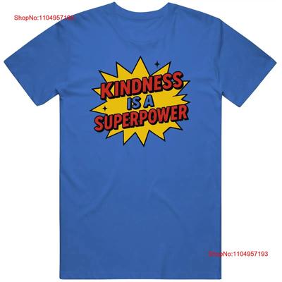 Kindness Is A Superpower Great Idea T Shirt Vintage Washed Fashion Designer Clothes Stylish Casual Soft Unisex
