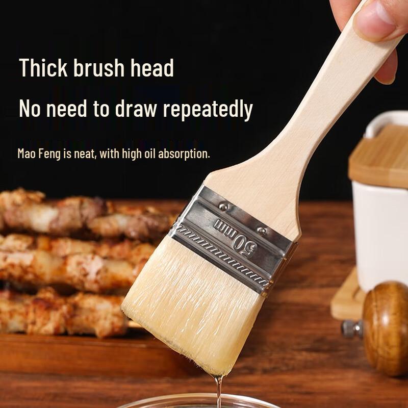 Wutuo Trähandtag Grilloljeborste
