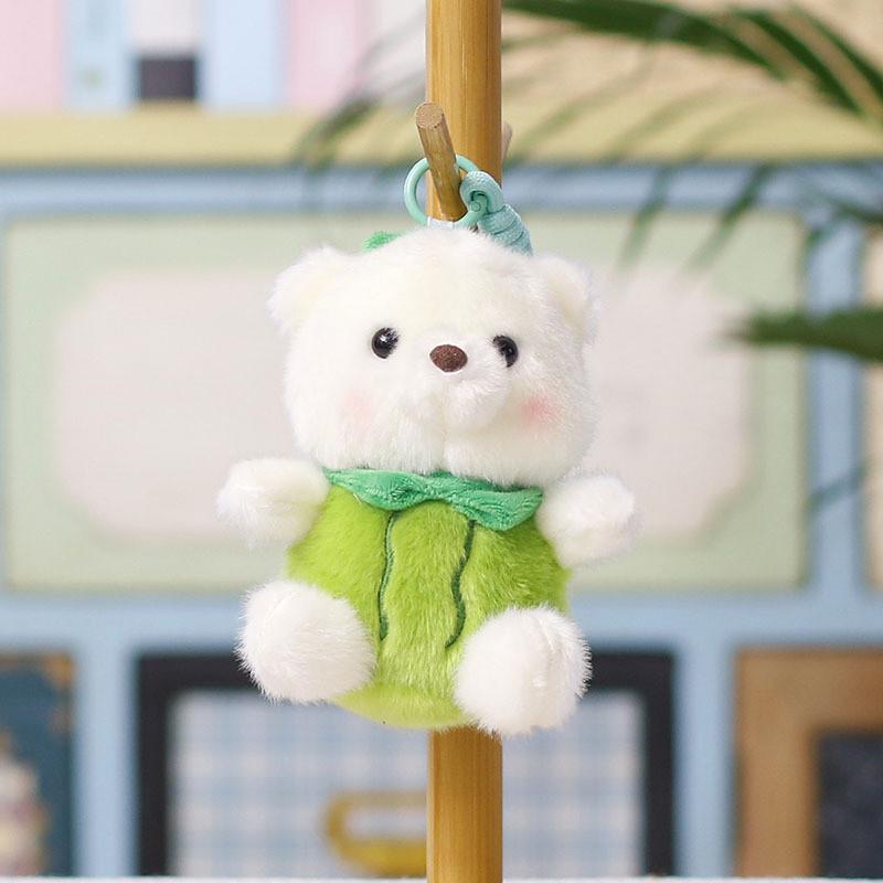 Plush Bear Keychain With Pp Cotton Filling For Gift Kids And Teens