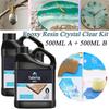 1000ML Kristalheldere Epoxy Hars Kits Hard Als Steen Lage Geur Voor DIY Sleutelhanger Sieraden & Ring Houtbewerking Handgemaakte Enthousiastelingen