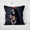 Vintage Horror Print Cushion Cover Perfect For Halloween Festivities