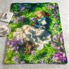 Anime VViolet Evergardenn Throw Warm Soft Flannel Blanket Multiuse for Sofa Bed Camping Travel Nap