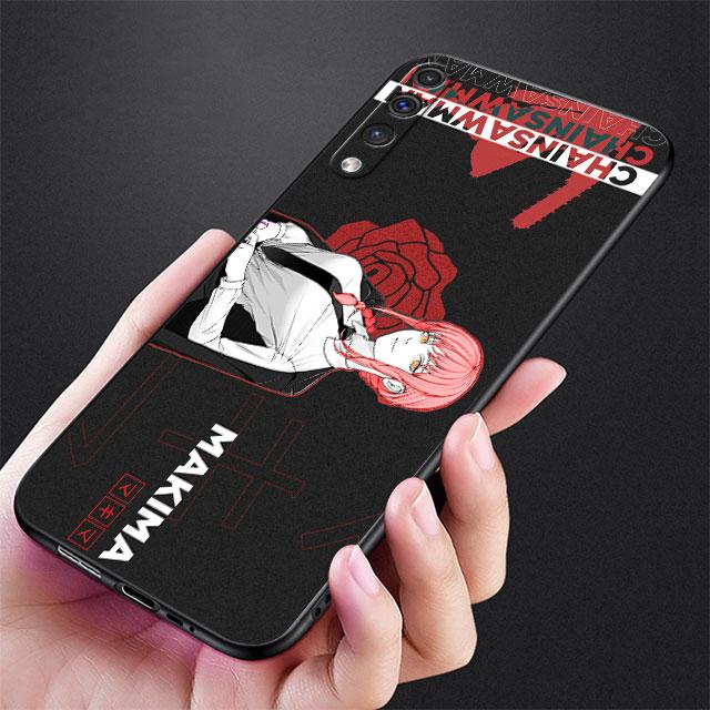 Hülle für Samsung Galaxy Note 20 Ultra 10 Plus 9 8 A50 A10 A40 A70 A20e M13 M52 M31 A52 A51 A13 Handyhülle Chainsaw Man Makima