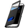 Etui Flip Cover Window Fenetre pour Samsung Galaxy Note 2 N7100 Noir