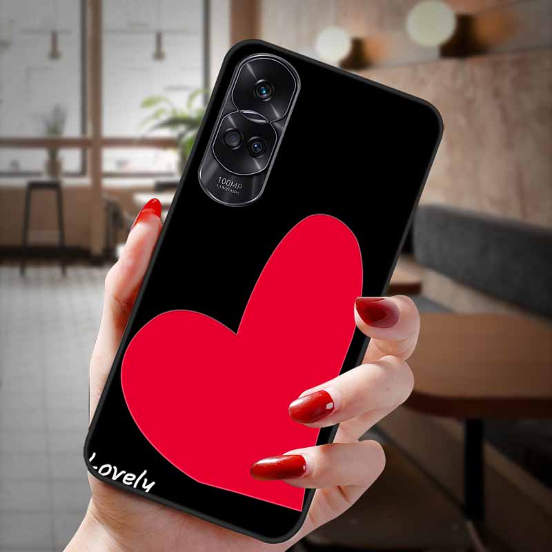 For Honor 90 Lite 5G Case 3D Flower Relief Emboss Silicon Back Cases For Honor 90 Cover Honor90 Pro 90Pro 90Lite Soft Protective