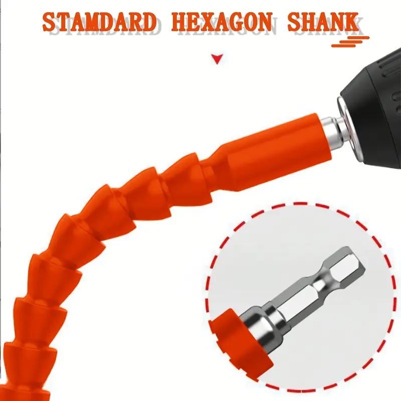 1Pc Electric Drill Screwdriver Bit Multifunctional Universal Snake flexible Hose Cardan Shaft Connection Soft Extension Rod Link