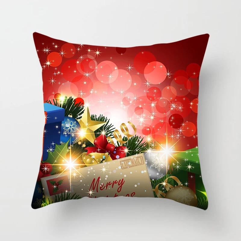 

Рождественские наволочки, украшение для дома, рождественские праздничные украшения для вечеринки, наволочки для гостиной, чехлы на диванные подушки 60x60cm