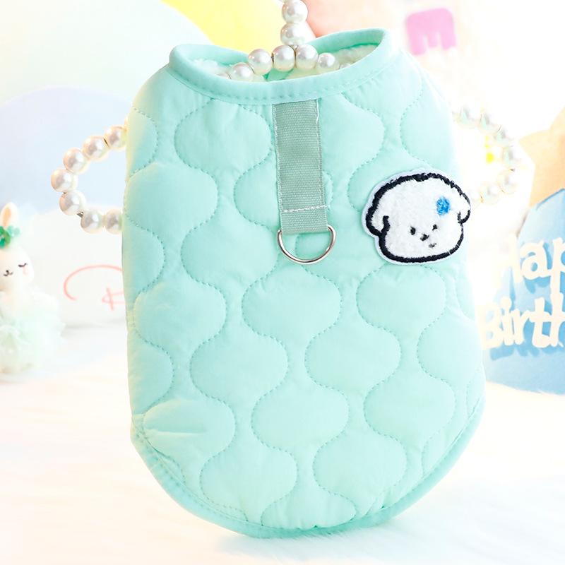 

Одежда для собак Толстая одежда для кошек принцессы с хлопковой подкладкой Свежая и сладкая тяга для маленьких собак Тедди питомец 6259 2XL