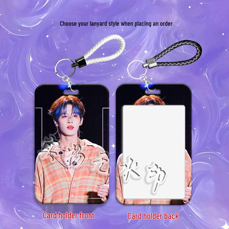 Zhuo Yuan Schiebe-Kartenhalter: Schützt Campus-, Essens-, Zugangs- und Buskarten mit Schlüsselband