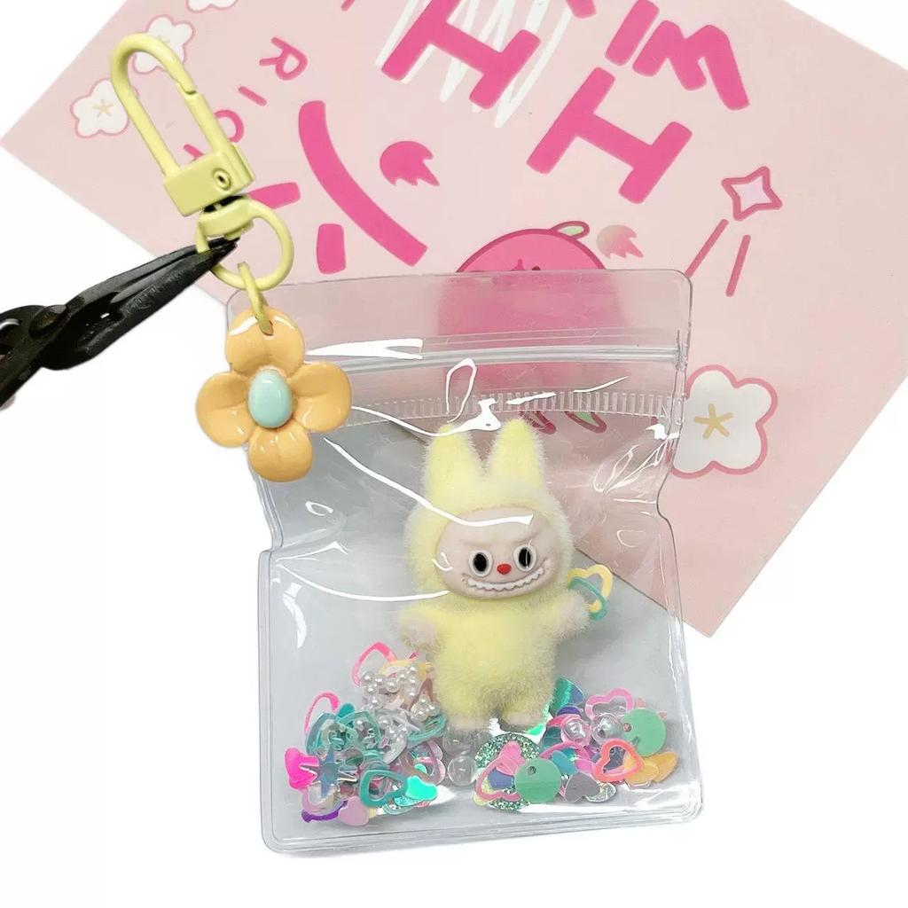 Baby Walking Bag Transparent Cute Keychain Pendant Bag Hanging Pendant Pocket Small Pendant Walking