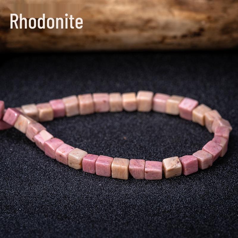 Cuentas de Cubo de Piedra Natural de 4 mm de Lapislázuli y Turquesa – Estilo Creativo