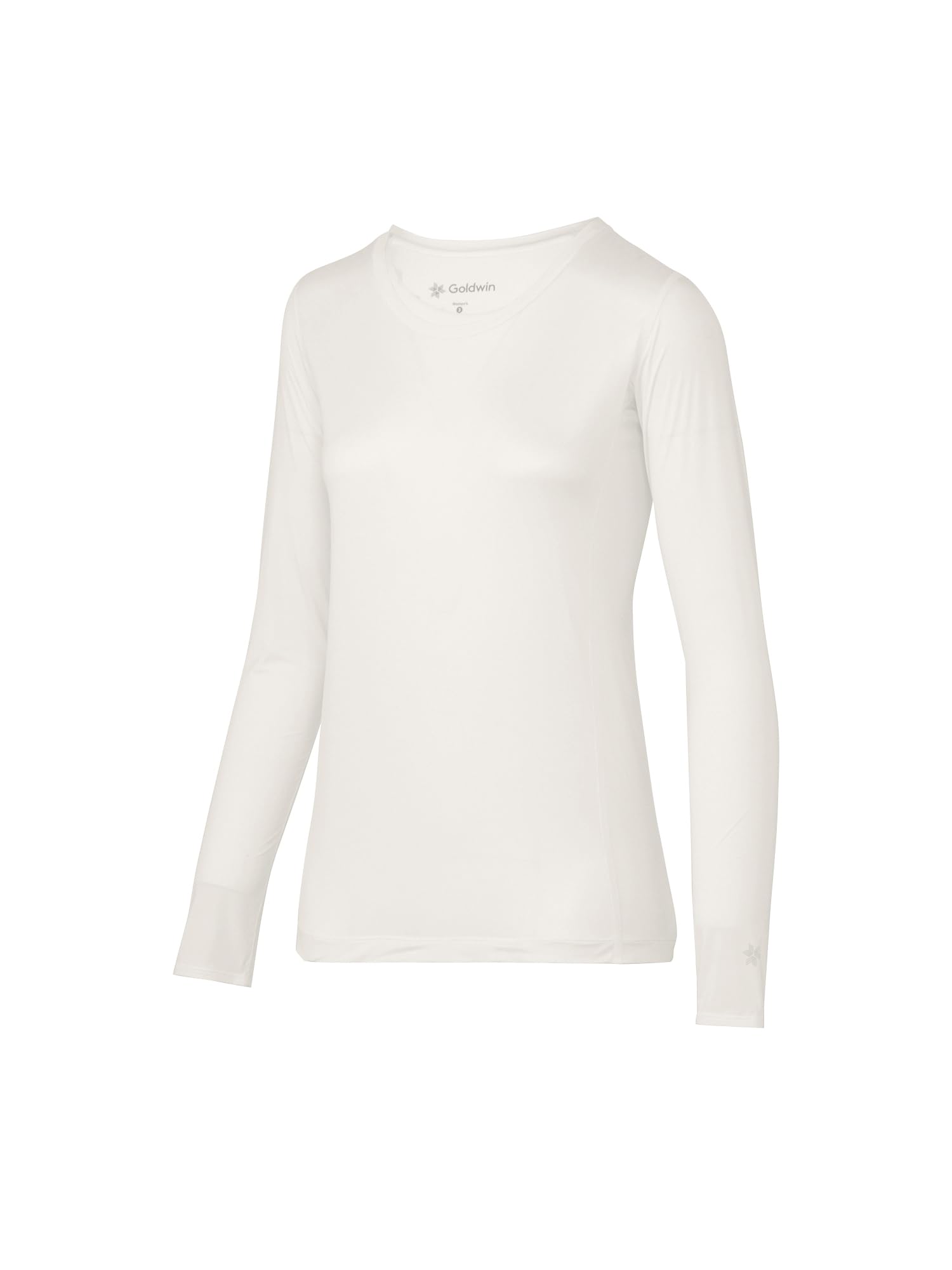 

Cooling Round Neck Long Sleeves WHITE 3 [Goldwin] белый