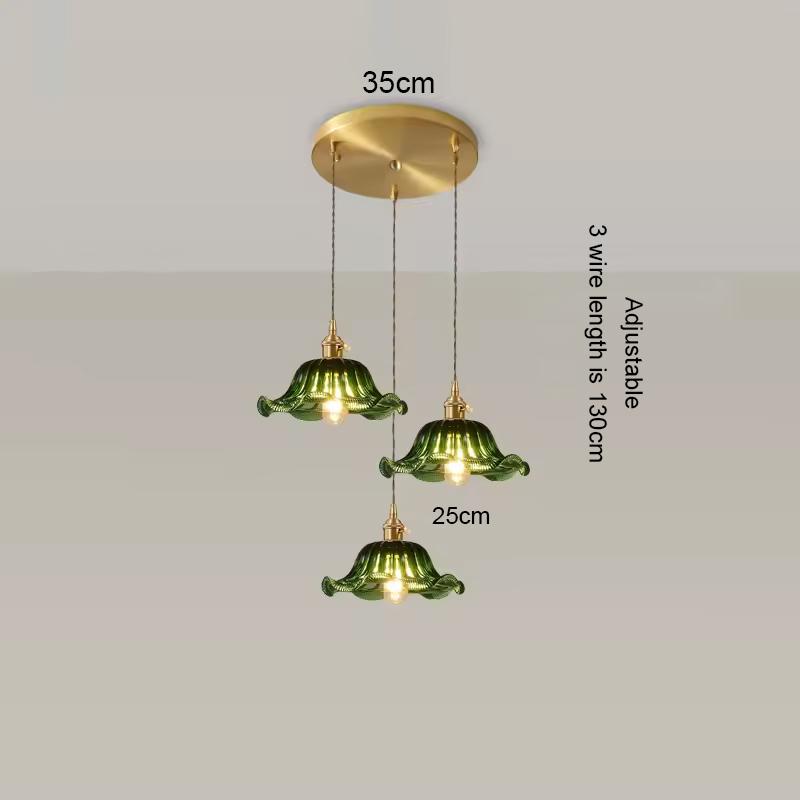 Vintage Creative Glass Metal Pendant Lights Fixture Retro Loft Style Bar Restaurant Kitchen Room Indoor Hanging Lamp Luminaire