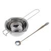 2x Stainless Steel Spoon Candle Wax Melting Pot for DIY Handmade