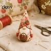 Craft Hobby Kit DIY Gnome Patchwork Kit, Sewing Set, Cute Relaxing Activity Fabric for Adults And Beginners, Handmade Gift Textile Art