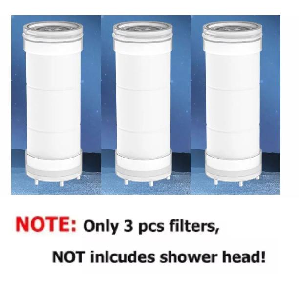 1pc Filtered Supercharged Shower Head Four-speed Adjustment With Water Seal Multi-functional Home Shower Bathroom Accessories 3 pcs Filters