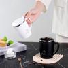 Isolierter Kaffeebecher aus 304 Edelstahl mit Deckel - Doppelschichtig, tragbar, farbiger Becher für Büro- oder Außengebrauch.