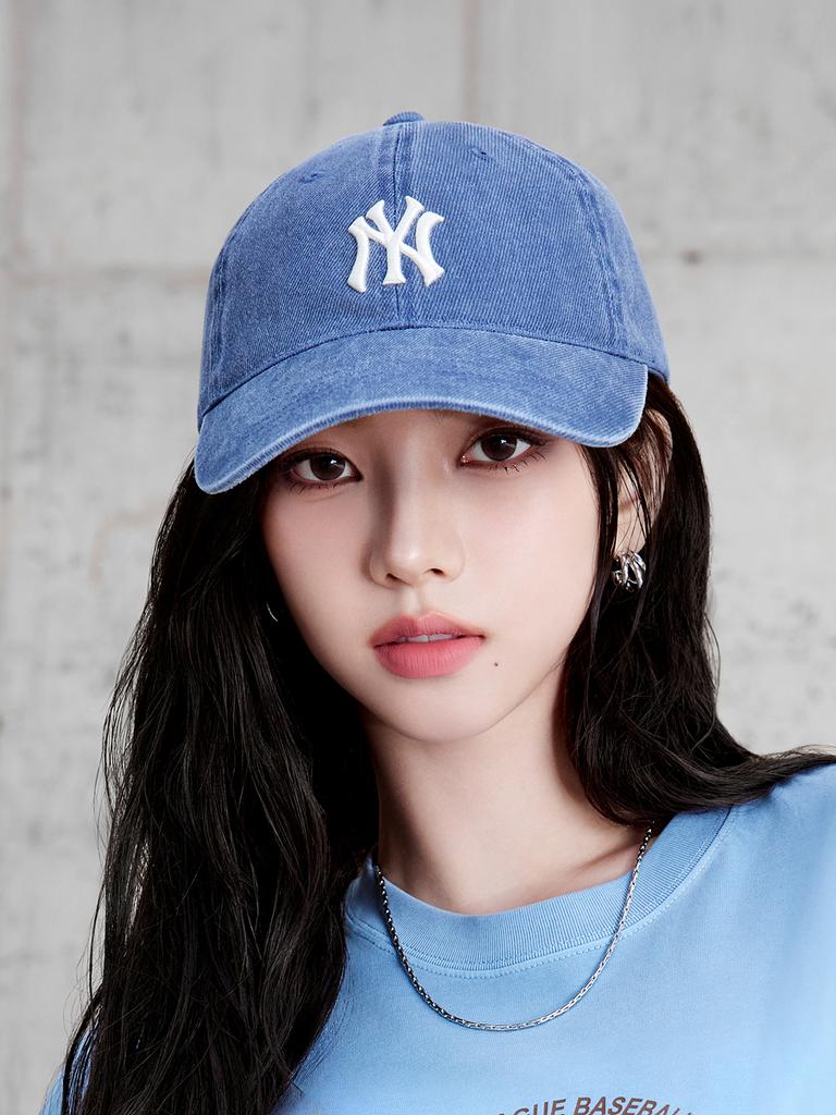 Emelbi Basic Washed Unstructured Ball Cap Ny (Navy)