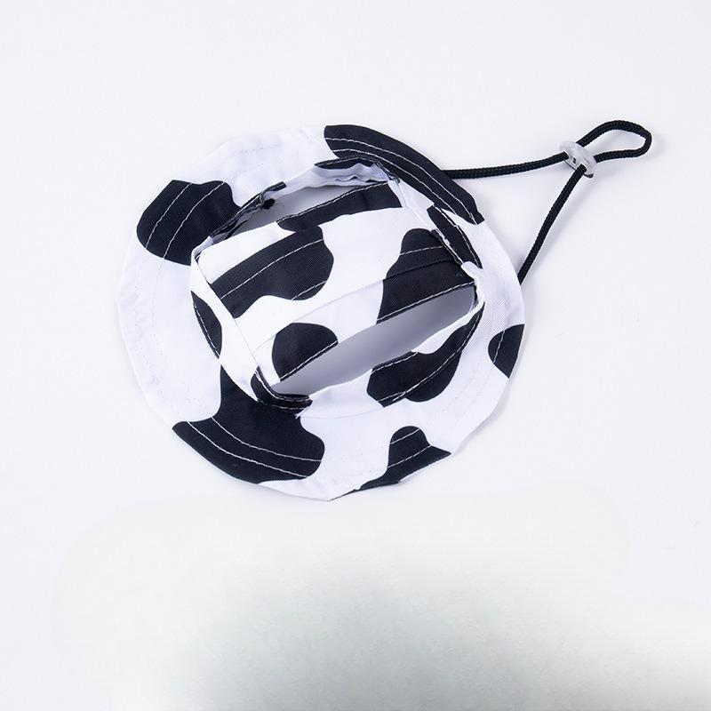 Pet hats for dogs and cats - summer outdoor sun hats, cute ear-revealing hats, adjustable sun protection for fishermen-style hats.