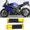 Universal Motorrad Aluminium Gummi Lenker Handgriff Modifikation ZubehörGold