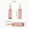 PU Leather Lanyard Pen Holder with Keychain Pen Case Pen Pouch Portable Pen Clip