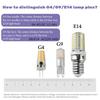5PCS G9 E14 LED Bulb Light 2.5W 3W 5W AC220V-240V LED Lamp LED Corn Bulbs SMD2835 LED G9 Light Replace 30W Halogen Lamp Light