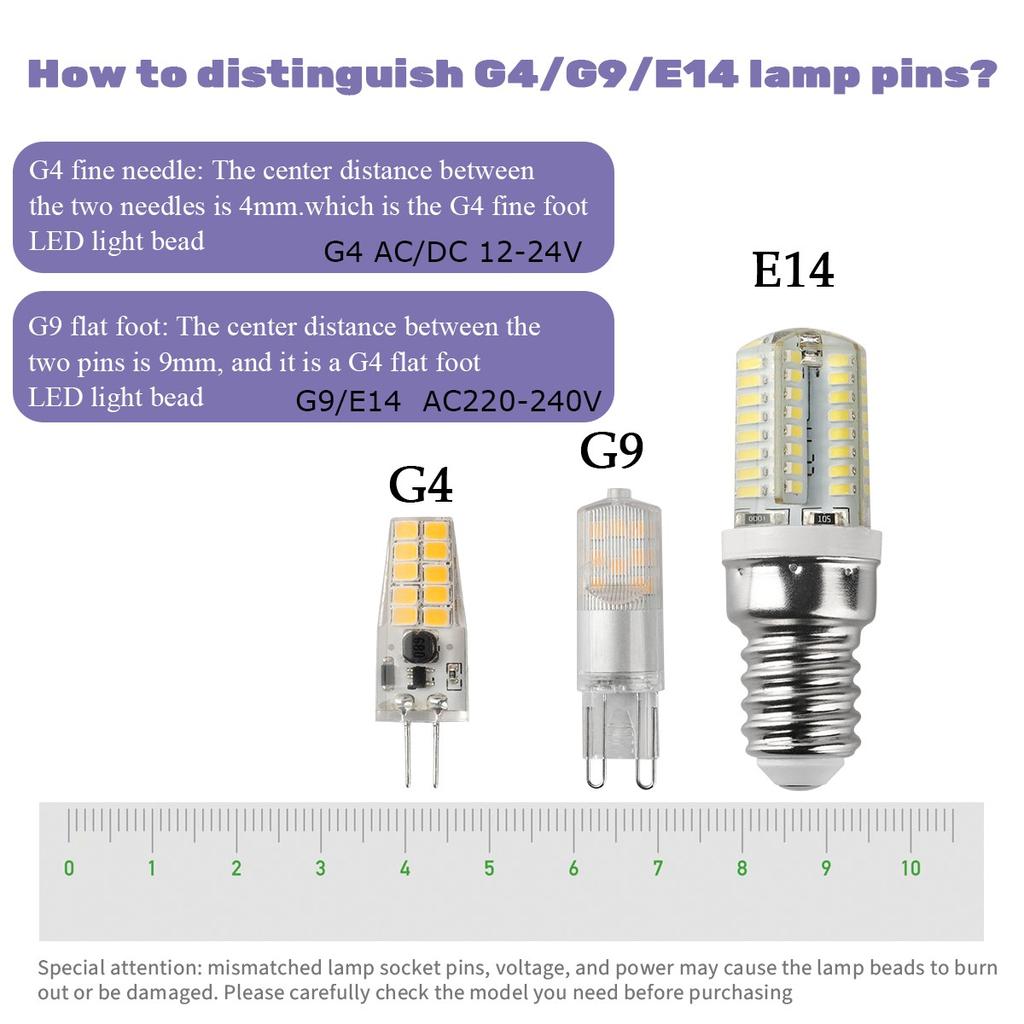5PCS G9 E14 LED Bulb Light 2.5W 3W 5W AC220V-240V LED Lamp LED Corn Bulbs SMD2835 LED G9 Light Replace 30W Halogen Lamp Light