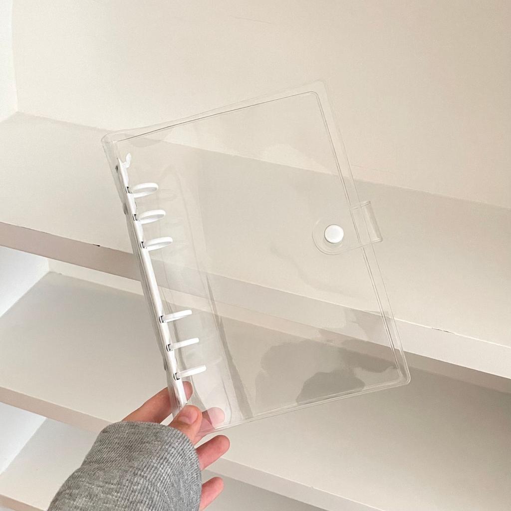 A6 Transparente PVC Hülle Loseblatt Kpop Idol Kartenalbum Aufbewahrungsbuch Ordner Pocards Tagebuch Notizbuch Hülle Schulbedarf Qualität