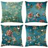 Painting Birds And Branch Print Throw Pillow Case, Cushion Cover For Sofa Home Decor 45x45cm