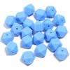 10pcs 19x14mm Hexagon Silicone Beads For Jewelry Making DIY Handmade Necklace Bracelets Phone Key Chain Decoration Accessories