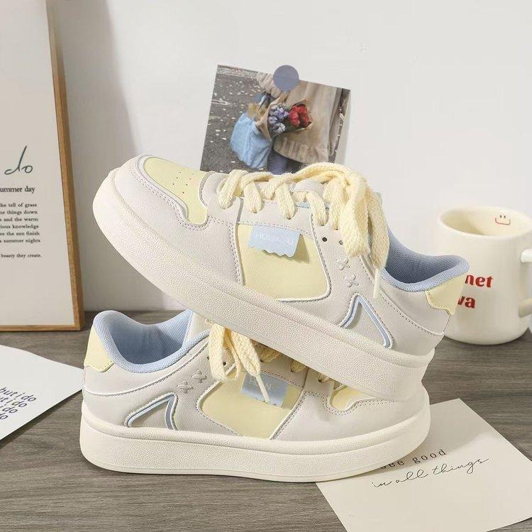 22 spring, summer, autumn and winter new board shoes student shoes low-top round head belt