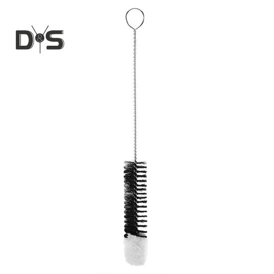 1/2Pcs Soda Bottle Cleaning Brush with Gentle Bristles Easy To Clean Stainless Steel Rod Wine Glasses Dishwasher Cleaning Brush