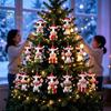 Decorative Ornaments for Backpacks Keys Christmas Cow Ornament Advent Calendar 2026, 24 Days 2D Acrylic Hanging Pendant Creative Holiday Gift