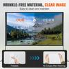 Projector Screen with Stand, 120 inch 16:9 4K 1080 HD Outdoor Movie Screen with Stand, Wrinkle-Free Projection Screen with Tripods and Carry Bag, for