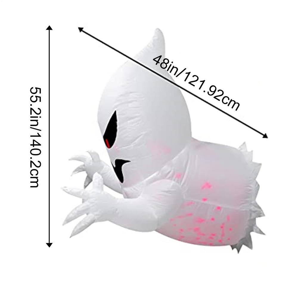 

Halloween Inflatable Ghost Horror Window Ghost Foldable Balloon Outdoor Courtyard Garden Decoration Fun Party Tool
