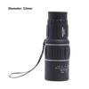 16X52 Monocular Telescope Outdoor HD Pocket Travel Tools Plastic Waterproof Tourism Scope Binoculars Black Telescope Travel Tool