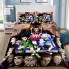 Anime Duvet Cover Pillowcase Hunter X Hunter Bedding Set Adult Boy Girl Bedroom Decoration Children Single Double Large Size