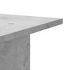 Plant Stand 2 Pcs Concrete Grey 30 X 30 X 95 Cm Wood Based Material