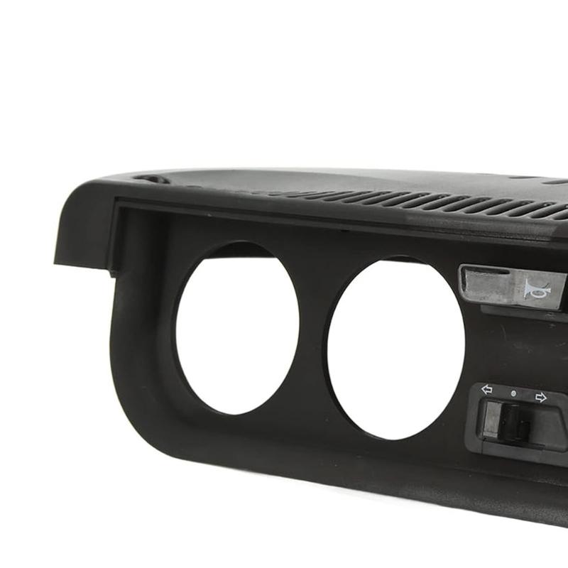 50cc to 250cc Instrument Panel Housing, Black Plastic Front Panel Cover with Round Openings for Go Kart Trim Repair Work and Service