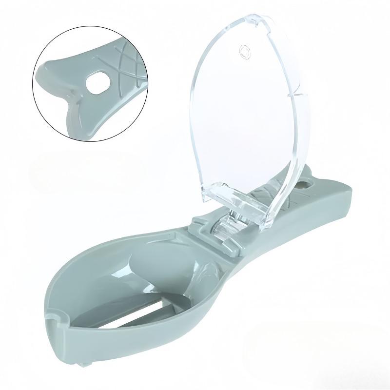 The Fish Scale Scraper with A Lid Thickened Is Suitable for Home Kitchen UseDoes Not Hurt Hands and Is Light and Convenient