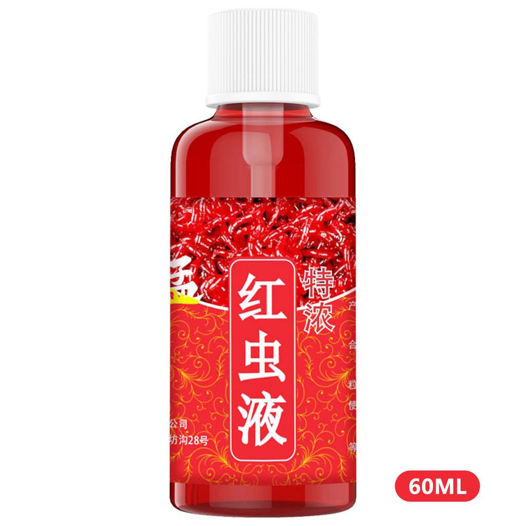 60ml Fishing Bait Liquid Attractant for Carp Crucian Bream Fish Lure with Rapid Attraction for River Lake Pond Fishing