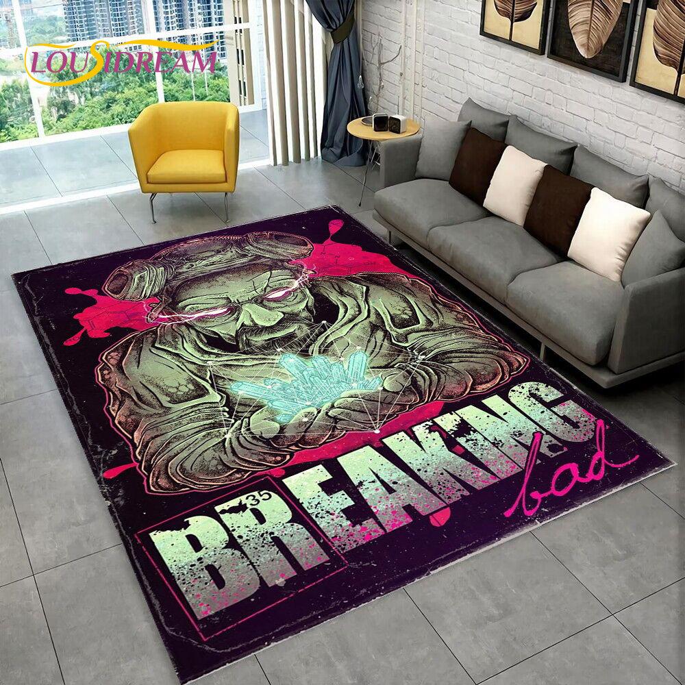 Breaking Bad Walter Hartwell Area Rug,Carpet Rug for Home Living Room Bedroom Sofa Doormat Decor,kids Play Non-slip Floor Mat 3D