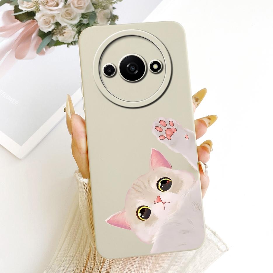 Für Xiaomi Redmi A3 A4 Hülle Redmi A3x Niedliches Kaninchen Cartoon Cover Weiche TPU Handyhülle Für Xiaomi Redmi A3 Pro RedmiA3 RedmiA4 Taschen