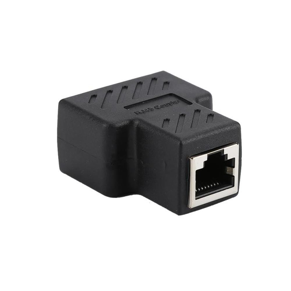 LAN Extender Docking Plug Female Coupler Network Connector Adapters RJ45 Splitter